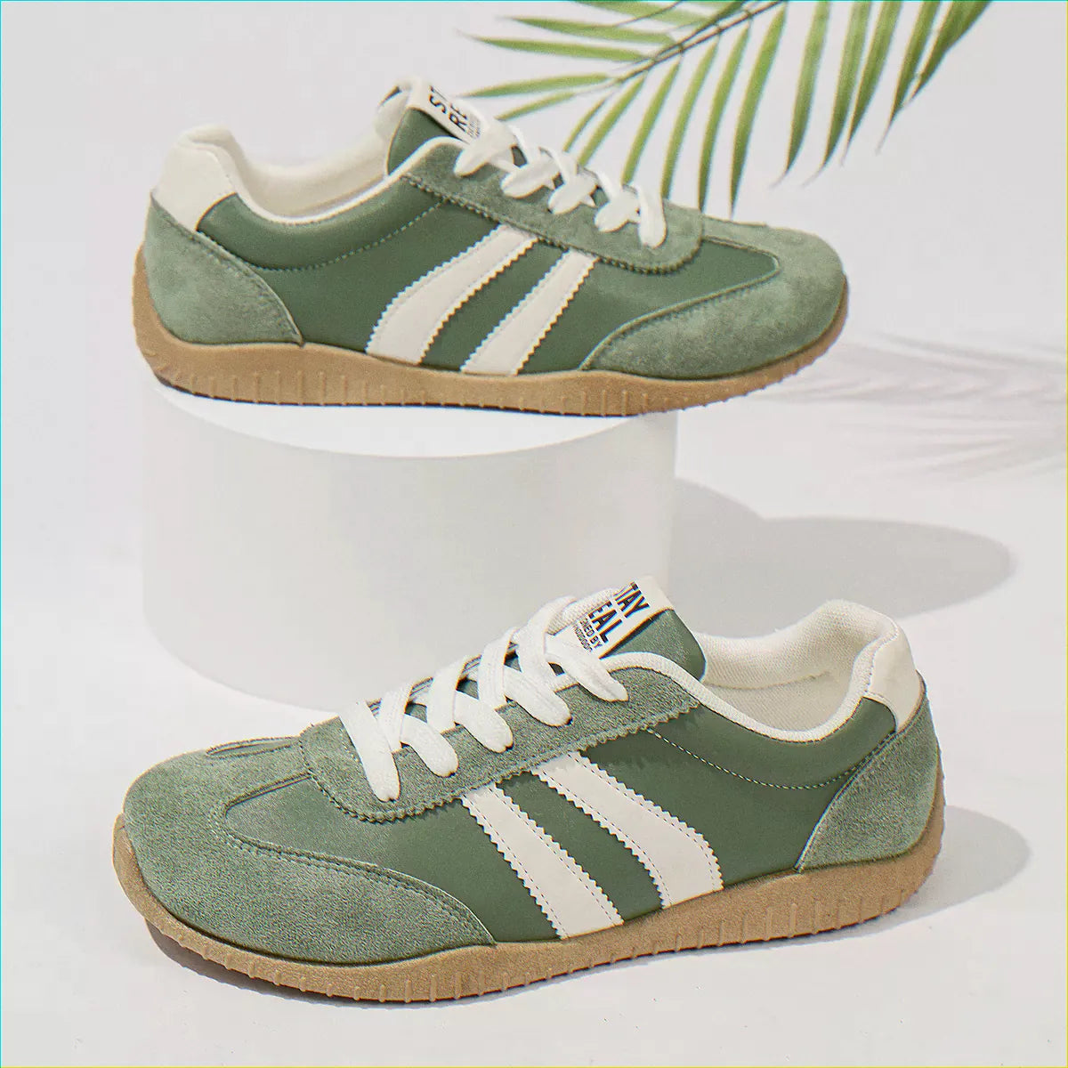 Women's wide fit, arch support, lace up fit trainers with everyday walking