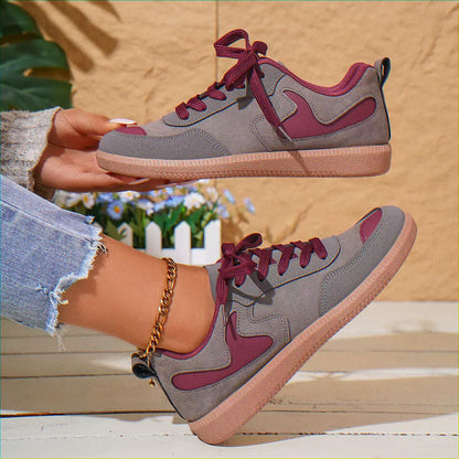 Women's wide fit, arch support, lace up fit trainers with everyday walking