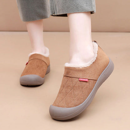 Women's Orthopaedic Wide Fit Slipper Boots | Anti-Slip Warm Fleece