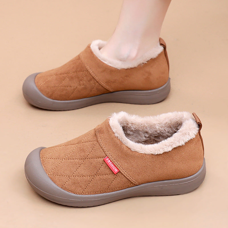 Women's Orthopaedic Wide Fit Slipper Boots | Anti-Slip Warm Fleece