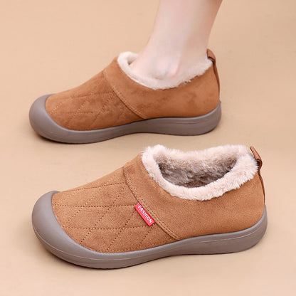 Women's Orthopaedic Wide Fit Slipper Boots | Anti-Slip Warm Fleece
