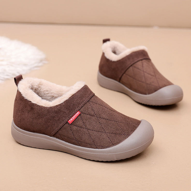 Women's Orthopaedic Wide Fit Slipper Boots | Anti-Slip Warm Fleece