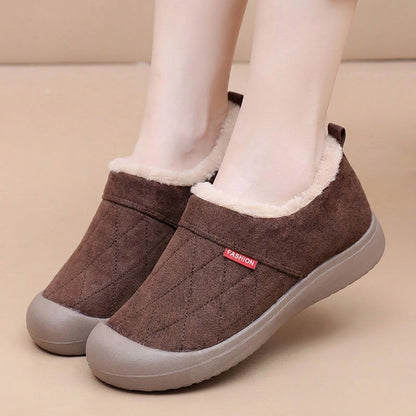 Women's Orthopaedic Wide Fit Slipper Boots | Anti-Slip Warm Fleece