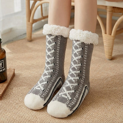 Thermal Non-Slip Slipper Socks | Super Soft Warm Ankle Liners