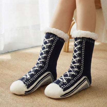 Thermal Non-Slip Slipper Socks | Super Soft Warm Ankle Liners