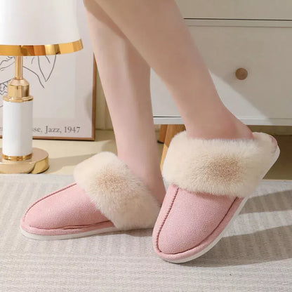 Humtto Women’s Comfortable Warm Slippers–Faux Fur,Anti Slip,Foot Care
