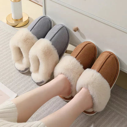 Humtto Women’s Comfortable Warm Slippers–Faux Fur,Anti Slip,Foot Care