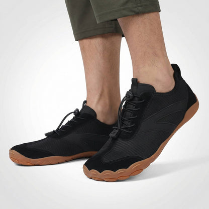 Unisex wide fit, cushioned comfort, breathable upper walking shoes with lightweight design and everyday walking