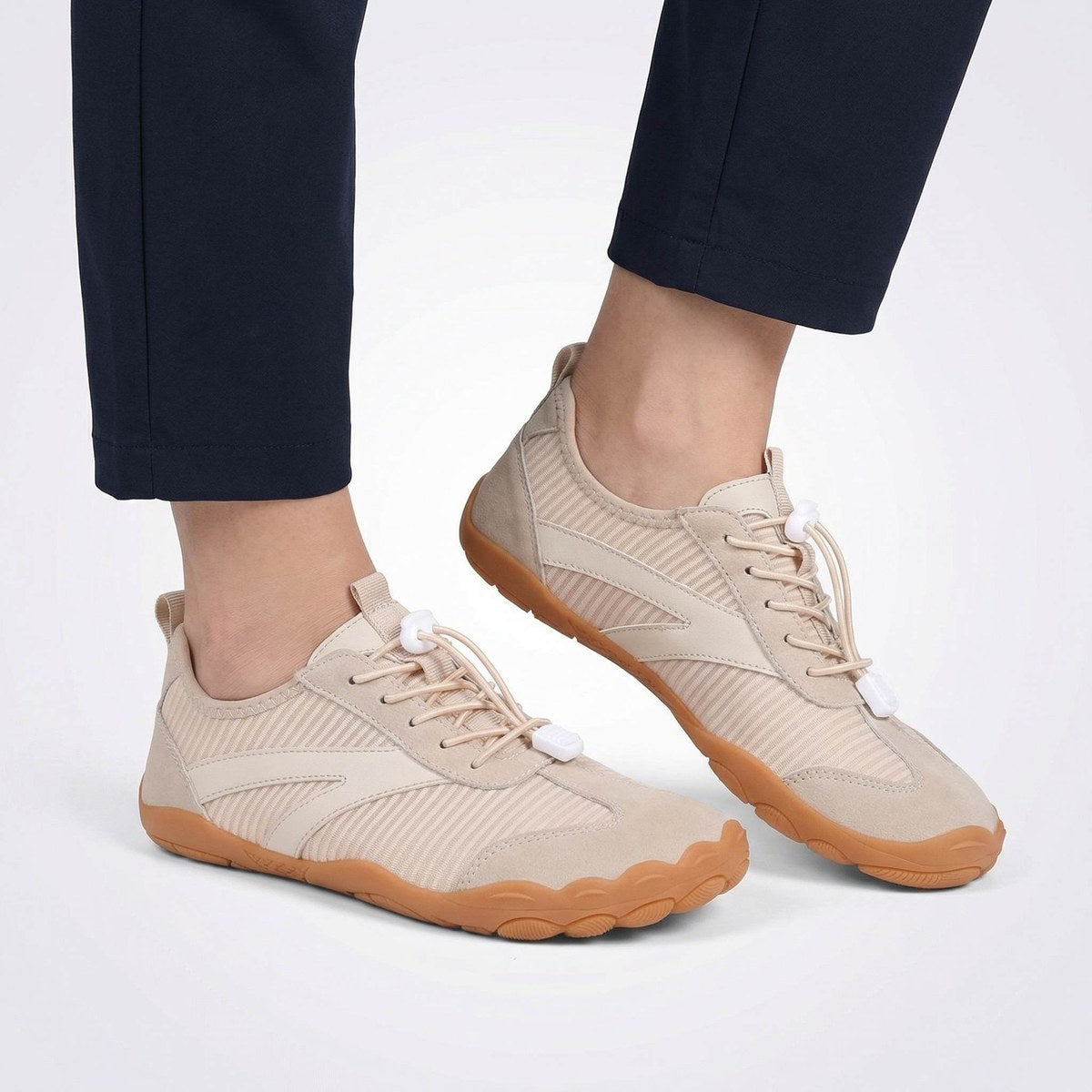 Unisex wide fit, cushioned comfort, breathable upper walking shoes with lightweight design and everyday walking